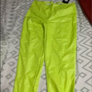 Lime green leggings